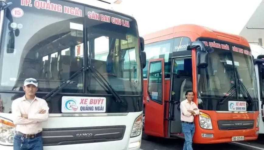 Bảng giá vé cụ thể của tuyến buýt số 15 Quảng Ngãi Chu Lai
