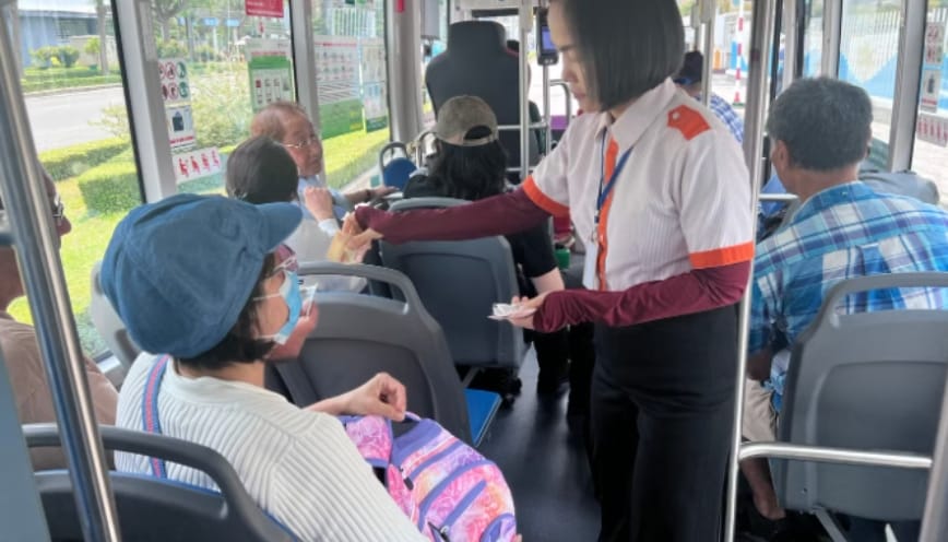 Giá vé lẻ từng chặng của tuyến buýt LK02