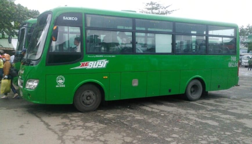 Lịch trình di chuyển của tuyến xe buýt Bình Sơn - Quảng Ngãi