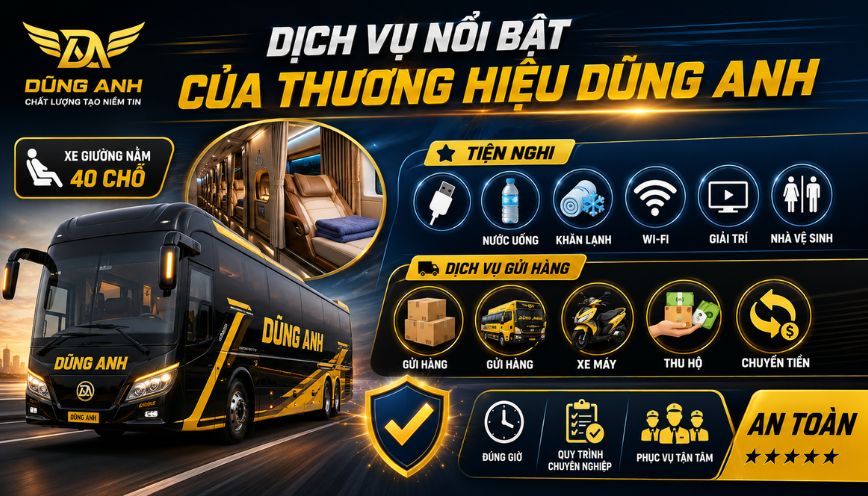 Dịch vụ nổi bật của thương hiệu Dũng Anh