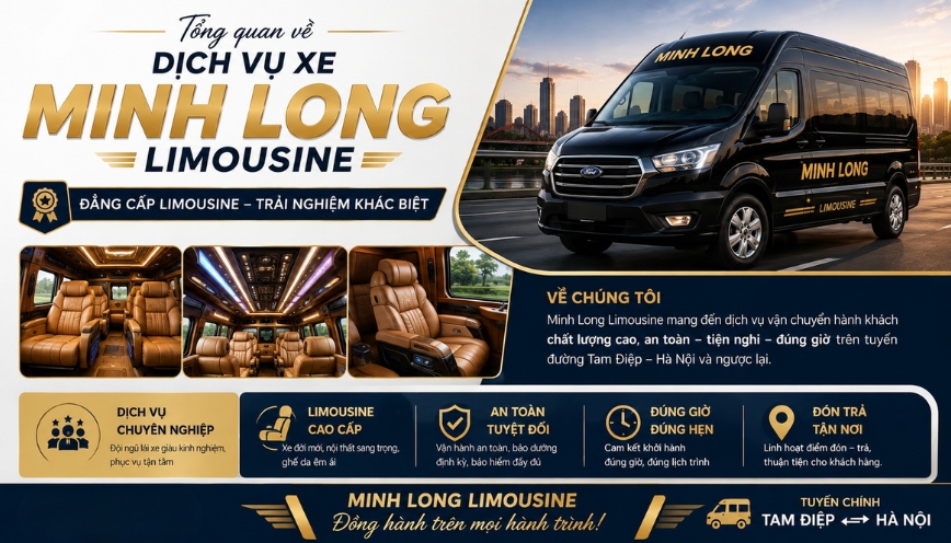 Tổng quan về dịch vụ xe Minh Long Limousine