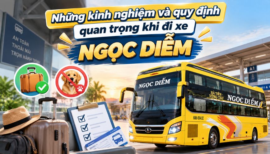 Những kinh nghiệm và quy định quan trọng khi đi xe Ngọc Diễm