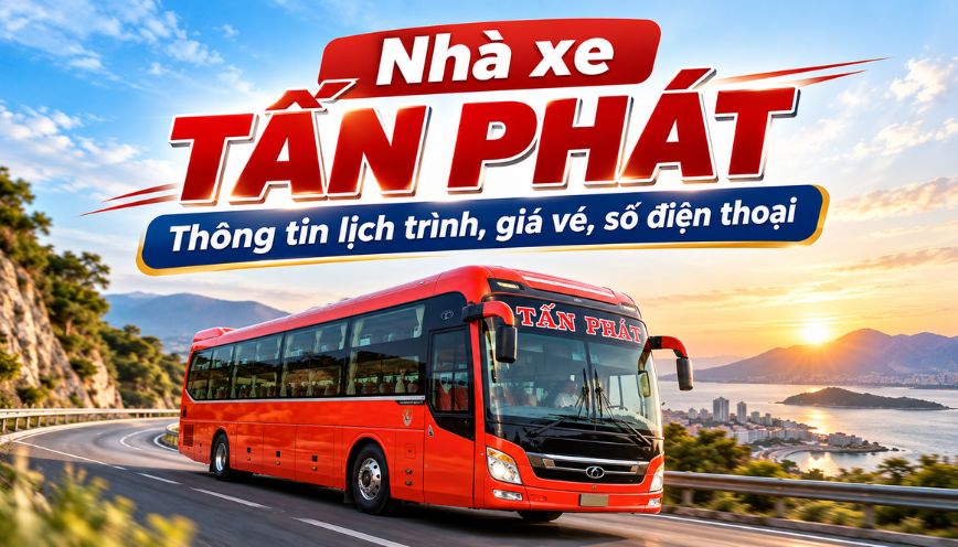 Nhà xe Tấn Phát: Thông tin lịch trình, giá vé, số điện thoại