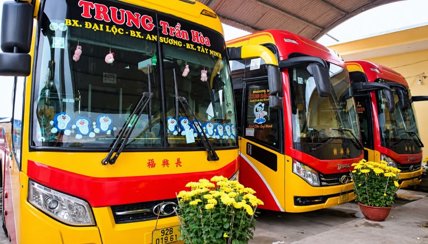 Nhà xe Trung Trần Hòa: Lịch trình, giá vé, hotline