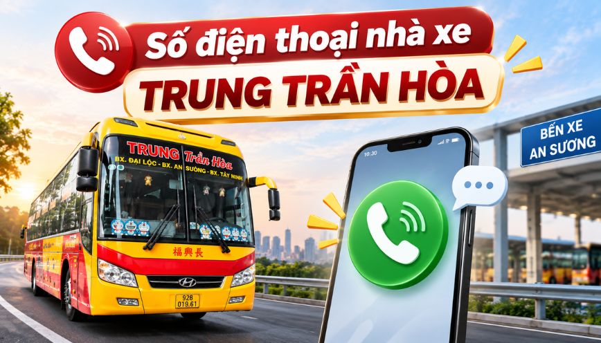 Số điện thoại của hãng xe Trung Trần Hòa