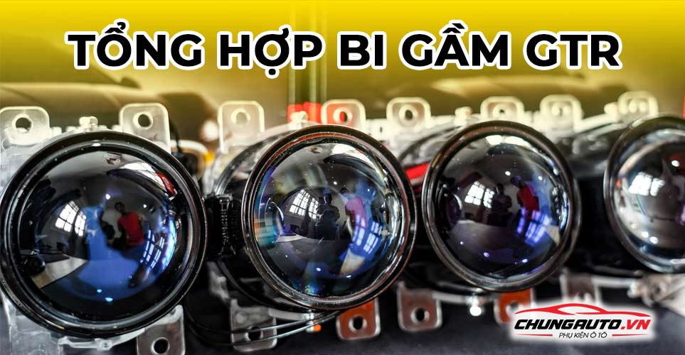 Ảnh minh họa đèn bi gầm GTR chất lượng cao cho xe hơi