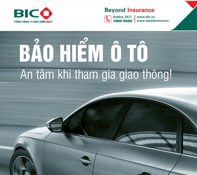Bảo hiểm vật chất xe ô tô BIC