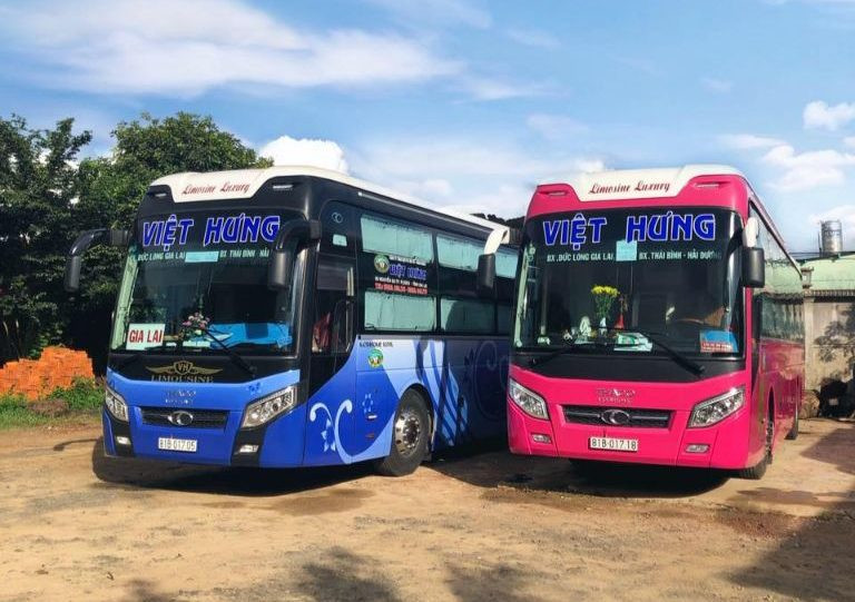 Bên trong xe limousine giường nằm 34 chỗ của nhà xe Việt Hưng