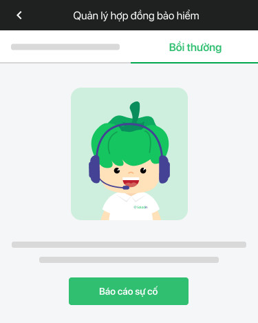 Bước 3 yêu cầu bồi thường bảo hiểm Người Thanh Toán trên ZaloPay
