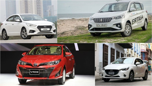 Các mẫu xe Toyota phổ biến trong phân khúc dưới 600 triệu
