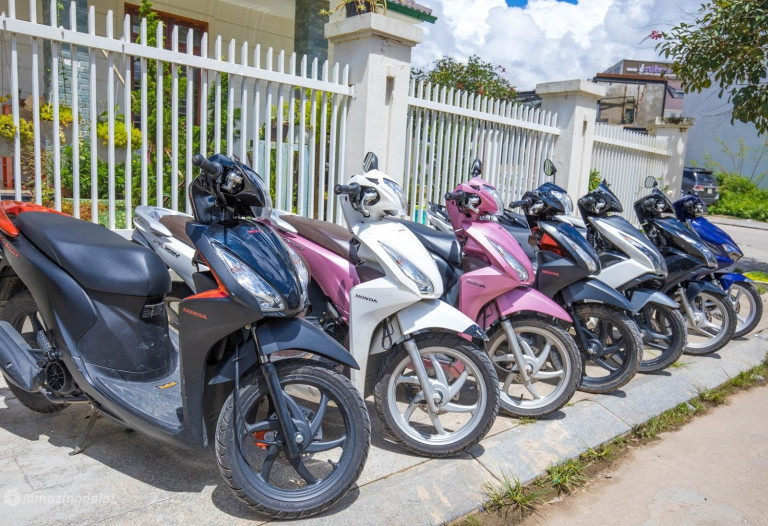 Dàn xe đời mới tại Thanh Hường, địa chỉ cho thuê xe máy giá tốt ở FLC Quy Nhơn