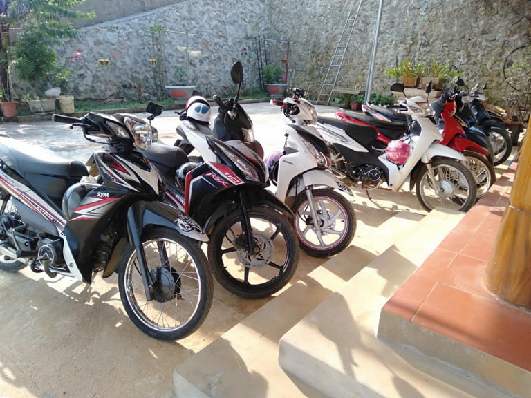 Dàn xe máy cho thuê được bảo dưỡng tốt, sẵn sàng phục vụ khách thuê xe tại Thanh Hóa