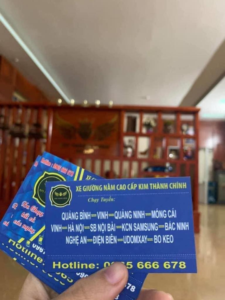 Đặt vé xe Nhà Xe Kim Thành Chính thuận tiện qua hotline