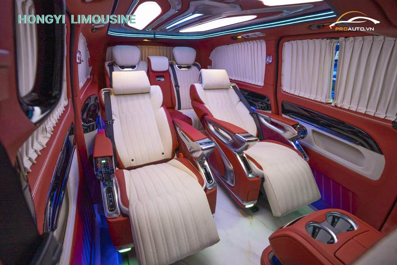Độ xe Limousine – Lựa chọn màu sắc độ ghế Limousine theo sở thích