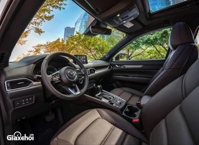 Ghế da Nappa cao cấp trên Mazda CX-5 2025 mang lại sự thoải mái và sang trọng