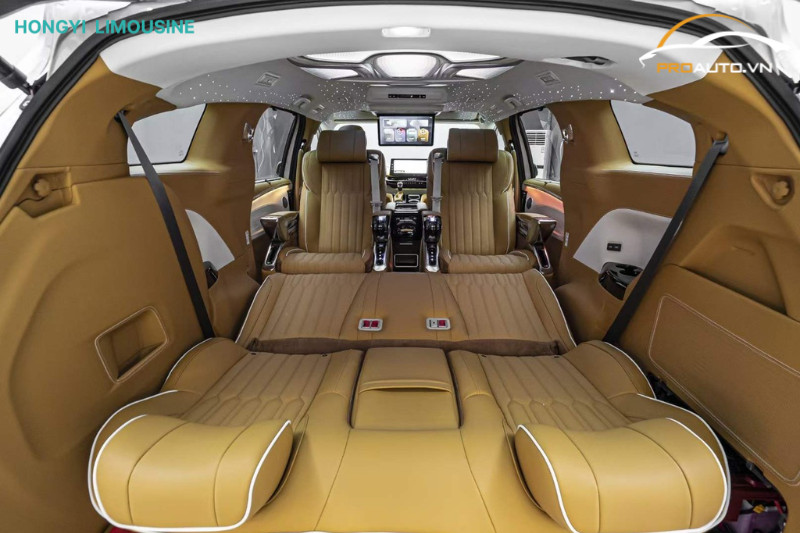 Ghế Limousine nhập khẩu lắp trên xe MPV