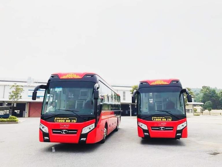 Ghế ngồi tiện nghi trên xe khách chạy tuyến Bến xe Hà Tĩnh đi Đà Nẵng