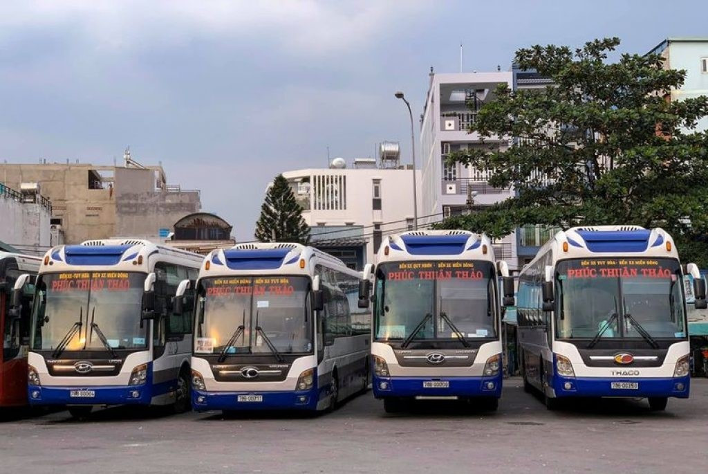 Ghế ngồi tiện nghi trên xe Phúc Thuận Thảo tuyến Đà Nẵng Sài Gòn