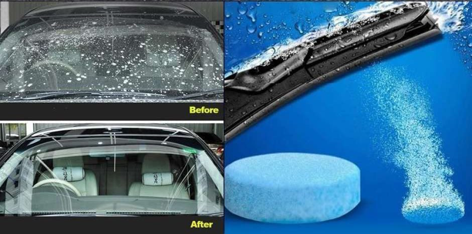Hiệu ứng lá sen trên kính xe giúp nước trôi đi nhanh chóng