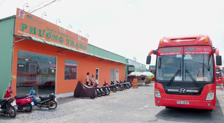 Hình ảnh bên ngoài Bến xe Vị Thanh Hậu Giang tại thành phố Vị Thanh