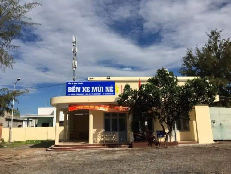 Hình ảnh bến xe Mũi Né với diện tích hơn 5400m2.