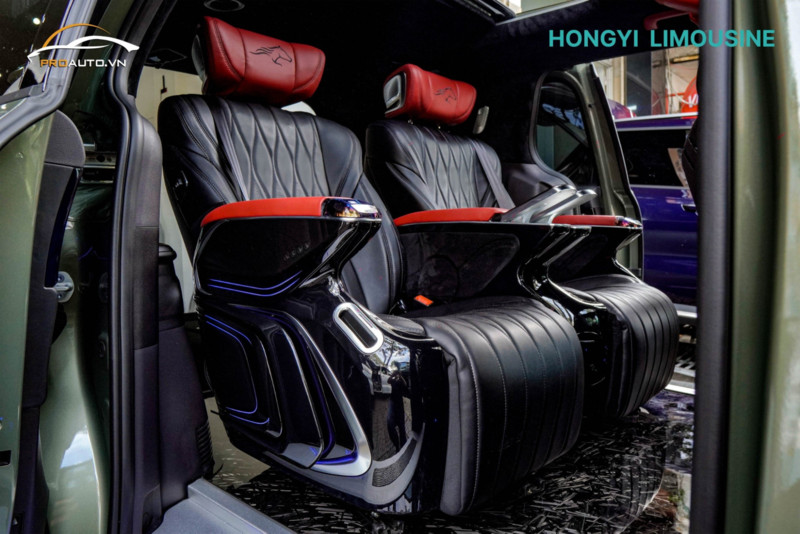 Hình ảnh minh họa độ ghế Limousine ô tô biến đổi nội thất