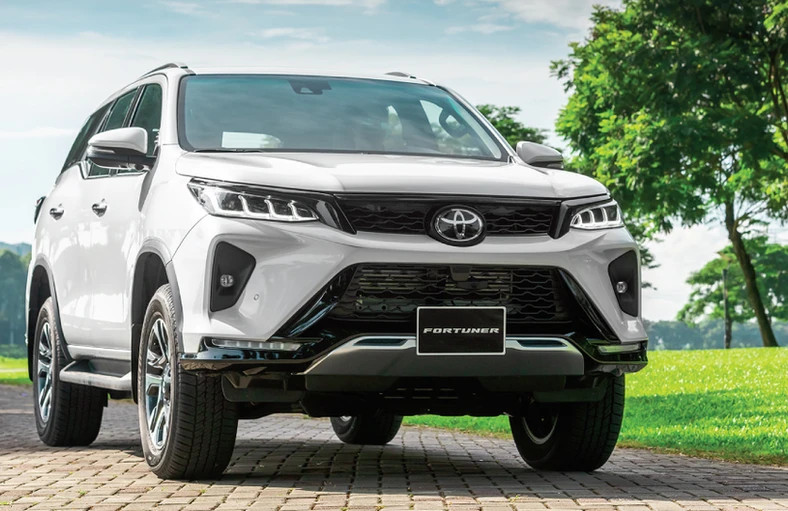 Hình ảnh ngoại thất xe Toyota Fortuner 2025 mới nhất