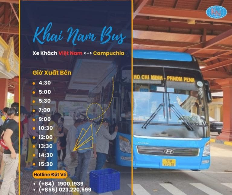 Nhân viên tổng đài sẽ cập nhật khung giờ xuất bến cho khách hàng