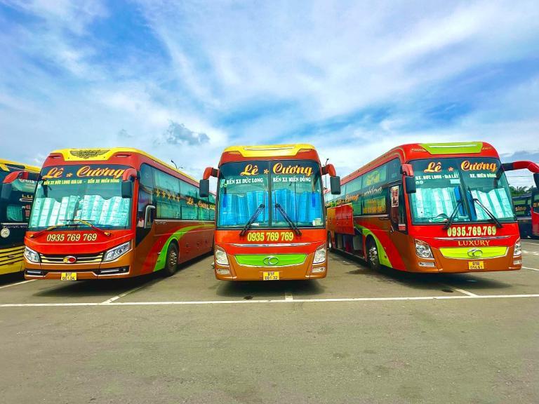 Hình ảnh xe giường nằm của nhà xe Lê Cương