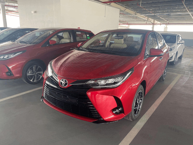 Hình ảnh xe Toyota Vios màu Đỏ