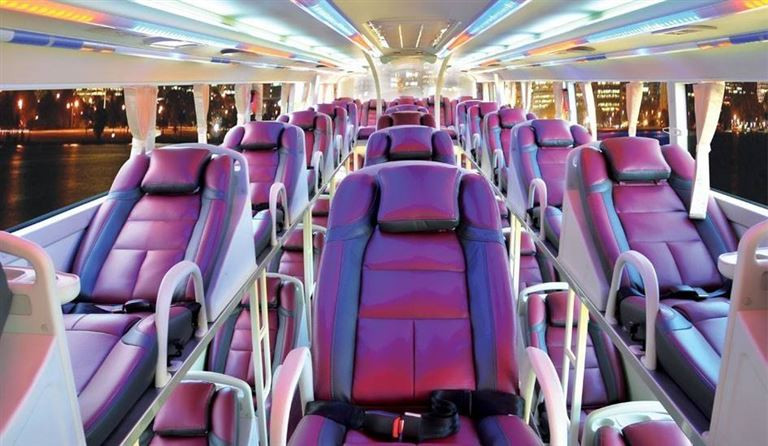 Khách hàng rất hài lòng về độ tiện nghi trong xe khách giường nằm 44 chỗ của Mận Tình. 