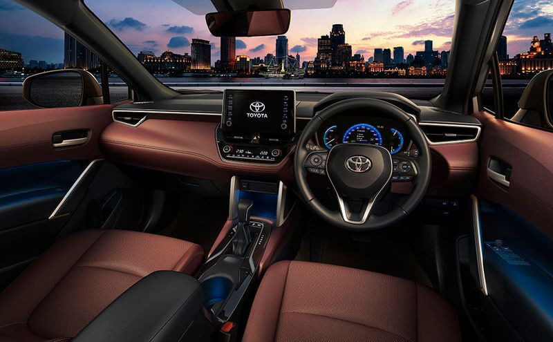 Khoang nội thất Toyota Corolla Cross Hybrid tiện nghi
