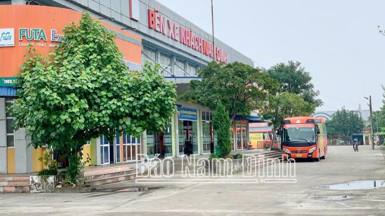 Không gian chờ tại Bến xe khách Nam Định