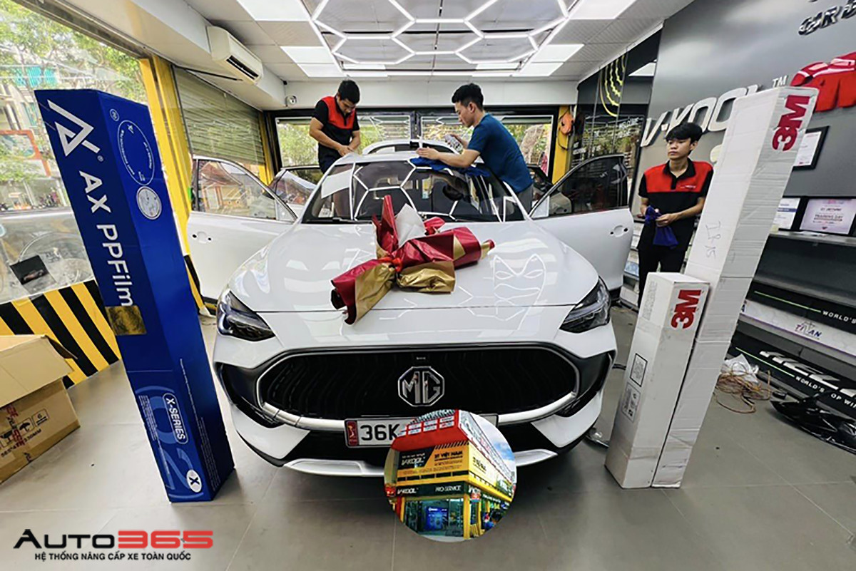 Không gian làm việc chuyên nghiệp tại trung tâm nâng cấp xe Thanh Hóa