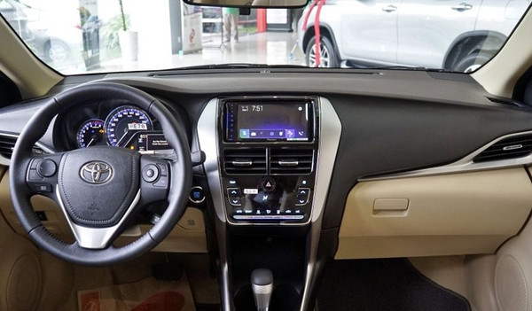 Không gian nội thất Toyota Vios 2020