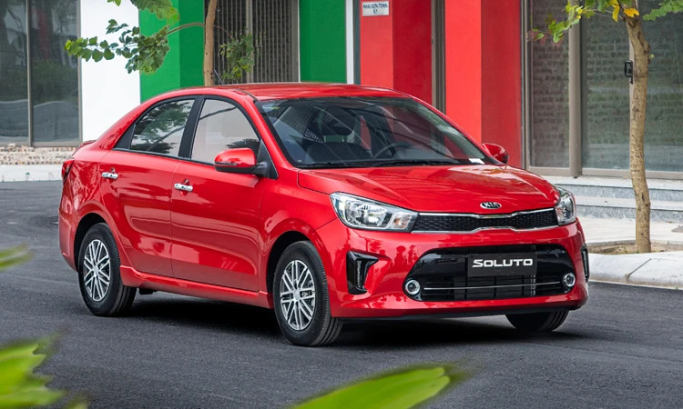 Kia Soluto 2025 ngoại thất tổng thể