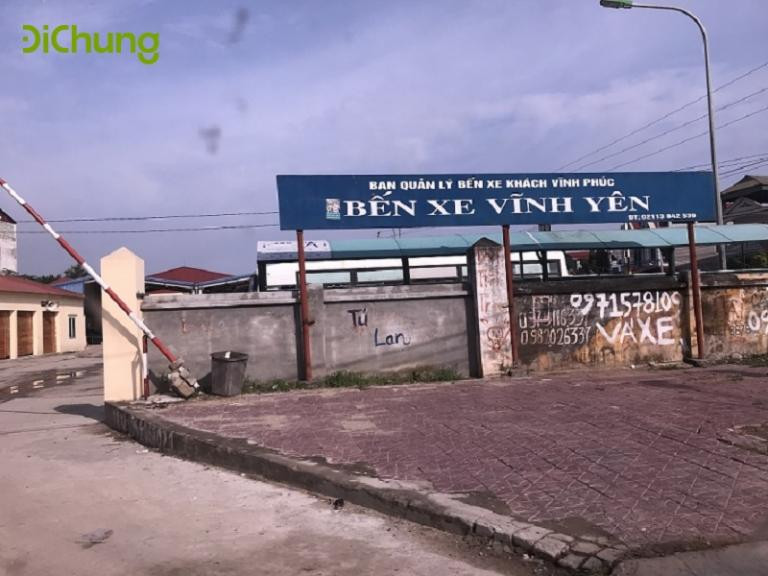 Mặt tiền Bến xe Vĩnh Yên hiện đại sau quá trình nâng cấp