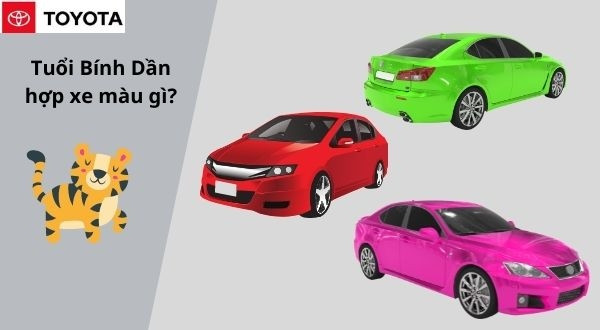 Mẫu xe màu đỏ phù hợp với người tuổi Bính Dần mệnh Hỏa