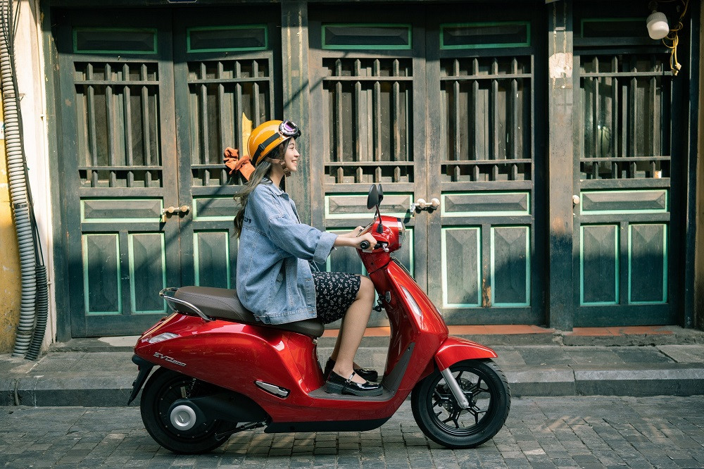 Mẫu xe tay ga nữ nhỏ gọn di chuyển linh hoạt