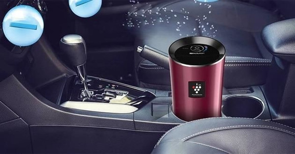 Máy lọc không khí tạo ion Sharp cho không gian xe Toyota Granvia