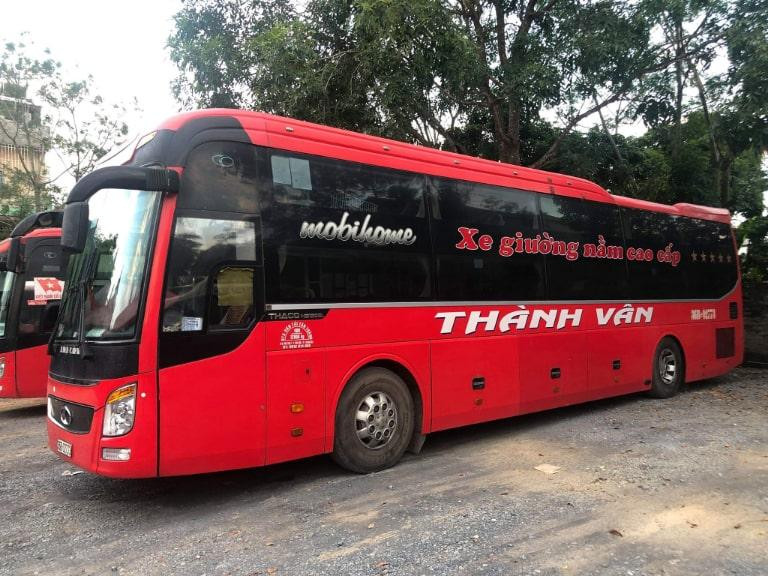 Một chuyến xe khởi hành từ Bến xe Vĩnh Yên đi Thanh Hóa