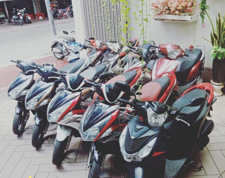 Một địa điểm cho thuê xe máy ở Đắk Lắk