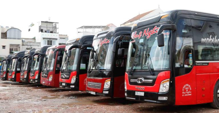 Một số nhà xe khách phục vụ tuyến Châu Đốc - Bình Dương