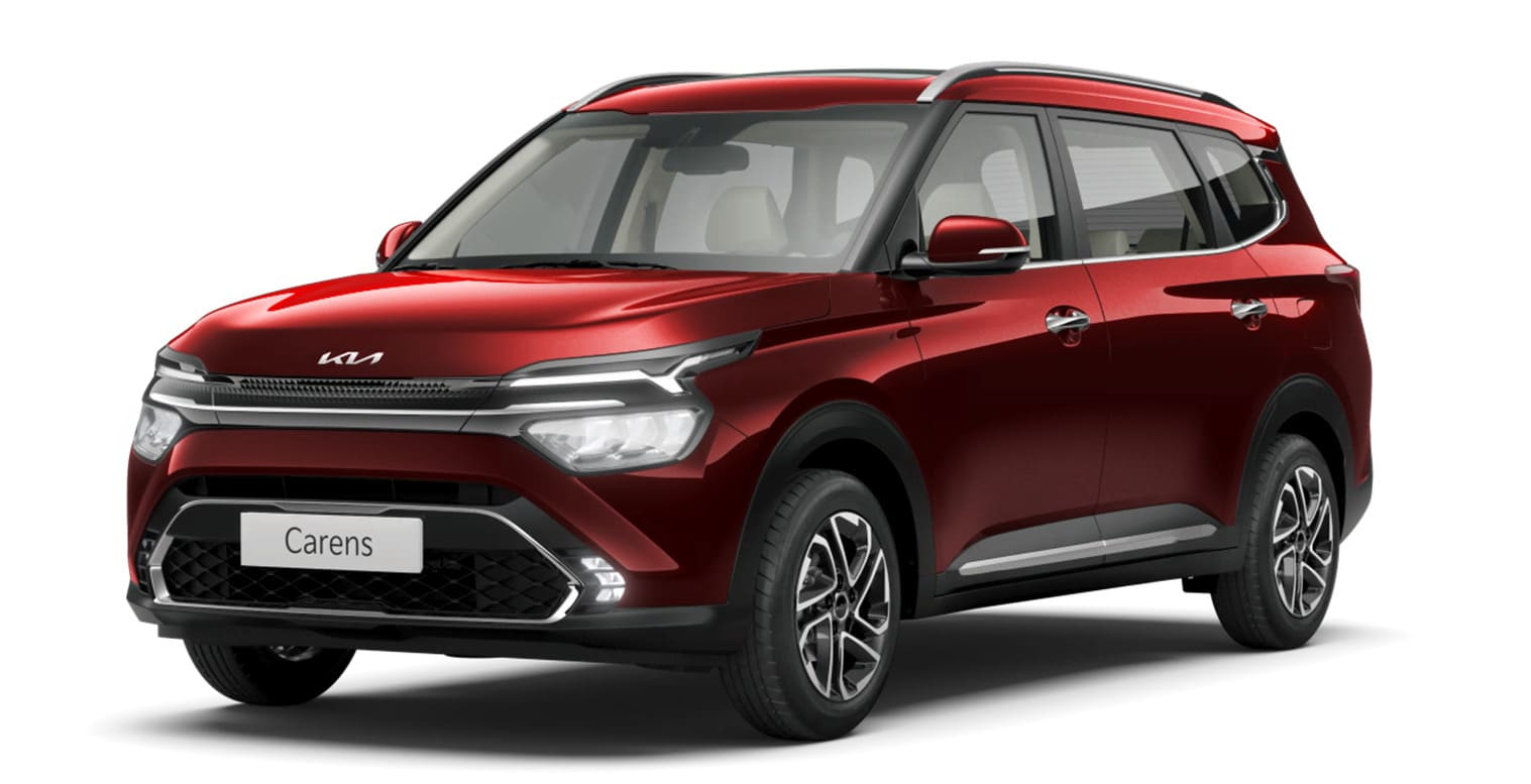 Ngoại thất xe MPV KIA Carens 7 chỗ màu trắng