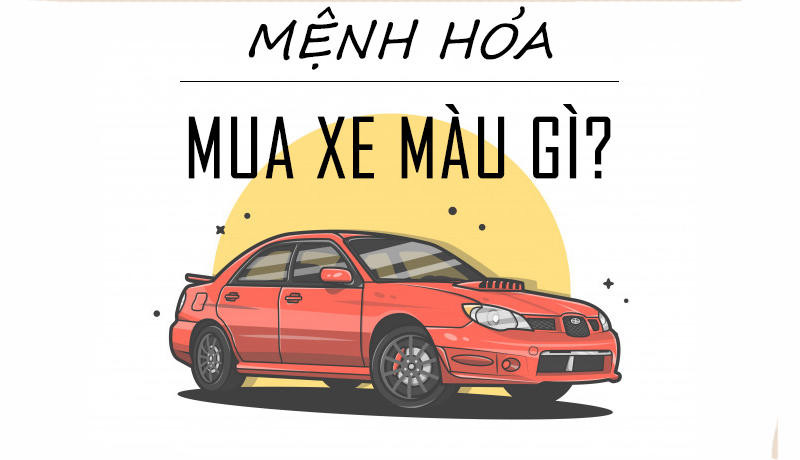 Người mệnh hỏa đang xem xét các màu xe ô tô phù hợp