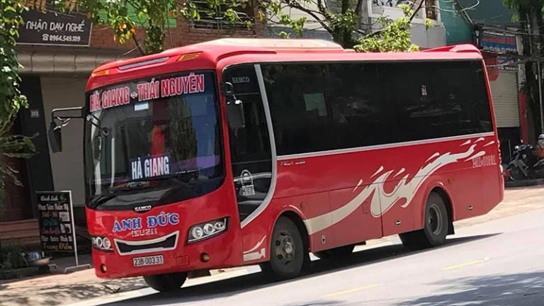 Nhà xe Anh Đức chuyên tuyến Hà Giang – Thái Nguyên được nhiều khách hàng tin dùng