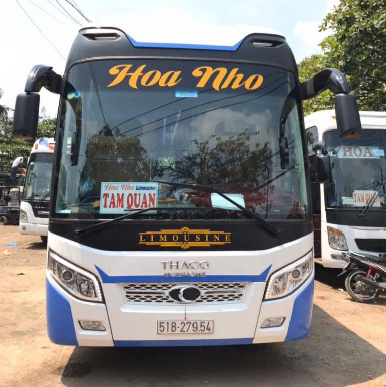 Nhà xe Hoa Nho phổ biến tuyến Sài Gòn Bình Định