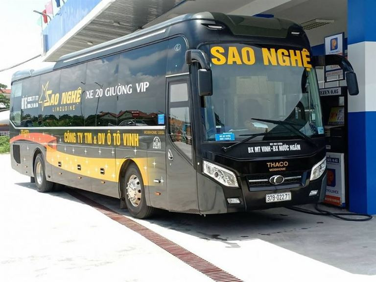 Nhà xe Sao Nghệ limousine xây dựng thành công website và app đặt vé cho phép khách hàng đặt vé online một cách thuận tiện và nhanh chóng.