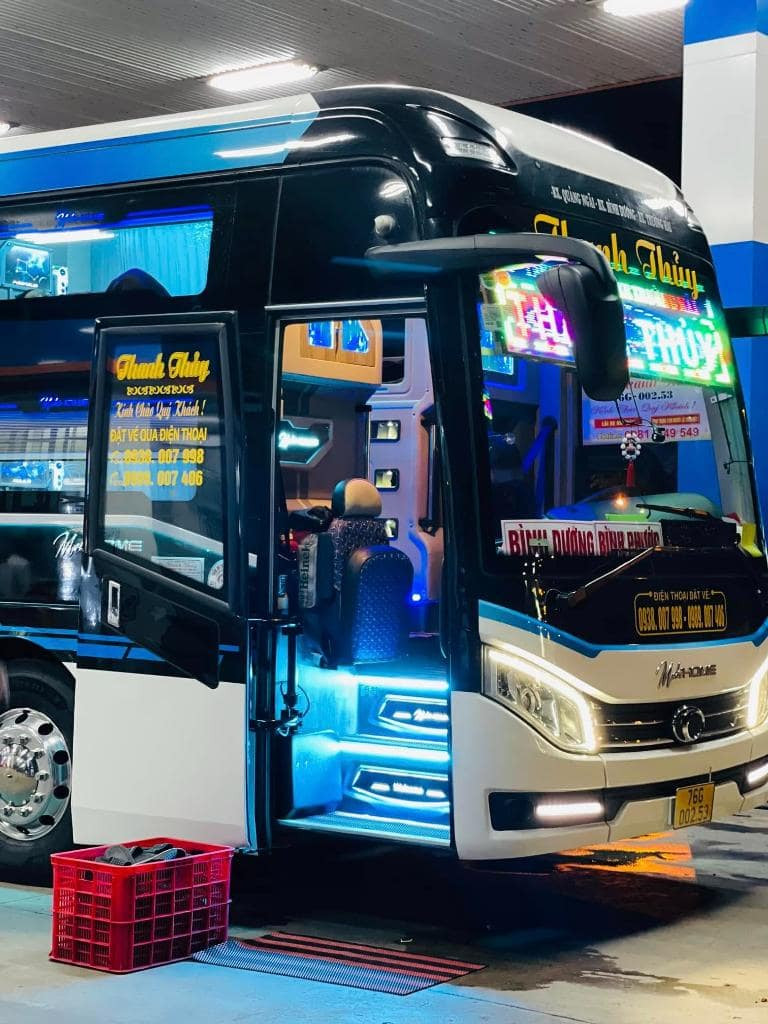 Nhà xe Thanh Thủy Quảng Ngãi luôn duy trì đội xe sạch sẽ và được bảo dưỡng định kỳ