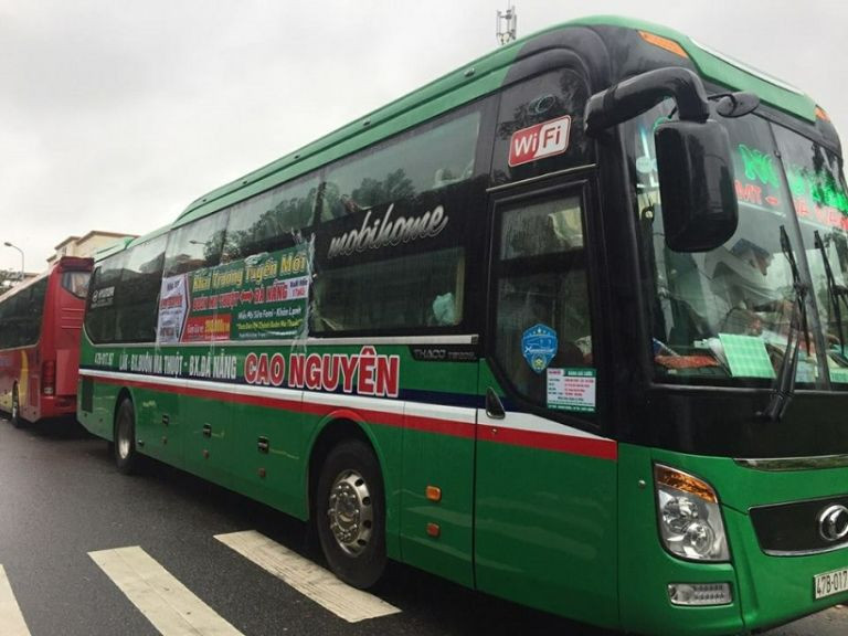 Nội thất tiện nghi của xe khách Cao Nguyên